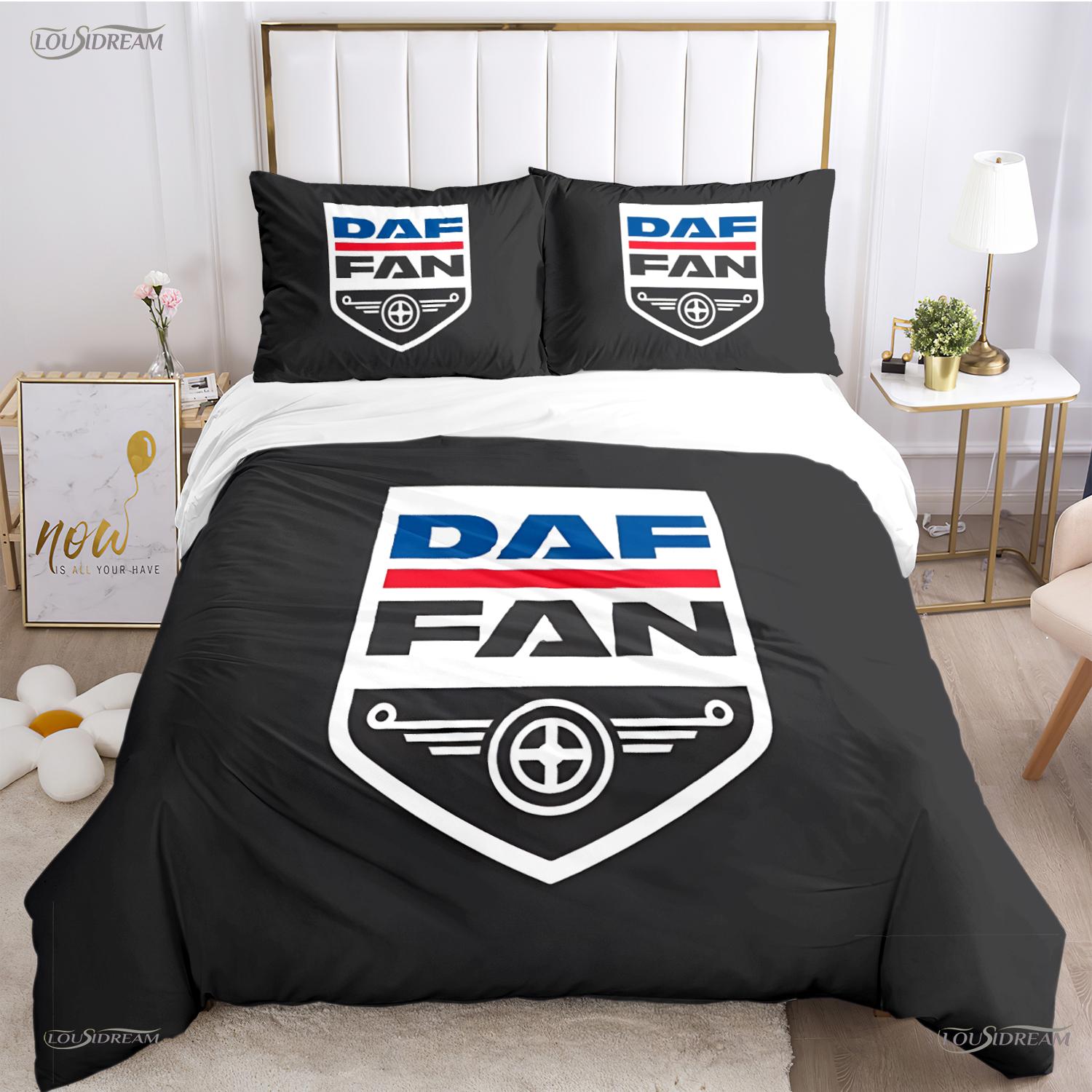 

Daf Truck Casal Всесезонна наволочка на ковдру Комплекти постільної білизни М яка наволочка на ковдру та наволочки Хлопчик Односпальний/Двоспальний/Євро/Королівський AU Queen(210*210cm)3pcs