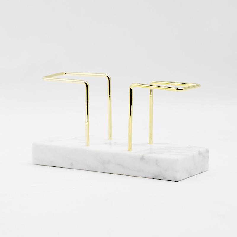 

Міцний мармуровий тримач для серветок, Креативна підставка для серветок для ресторану, Нековзна основа, Прикраса для ванної кімнати, Водонепроникний.