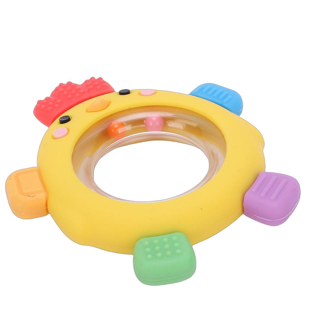 Silicone Chicken Teether Food Grade Ergonomic Baby Teether Infant Chew Toy for 0-12 Months Old