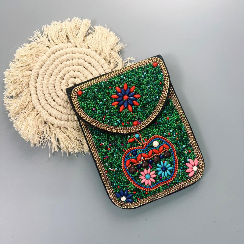 Boho Vintage Veske - Flerroms premium tekstur myk moteriktig allsidig håndlaget dusk risperler