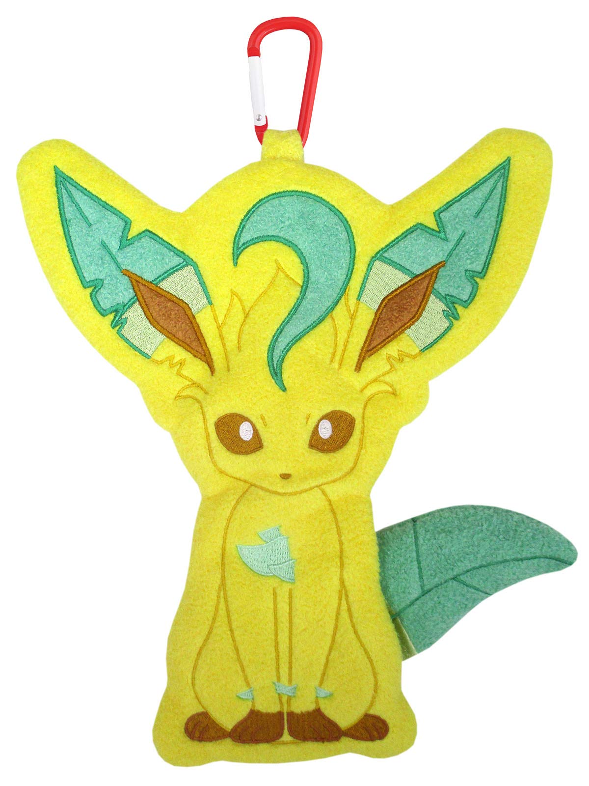 

Sanei Boeki Pokemon Peta Fluffy Pouch Leafeon xx Мягкие игрушки Pokemon PZ39 W21.5 D3.5 H26.5cm жёлтый