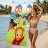 Beach Towel with Daniel Tiger's Neighborhood Pattern - soft,absorbent,machine washable Lightweight&Modern,swimming,Travel Essentials