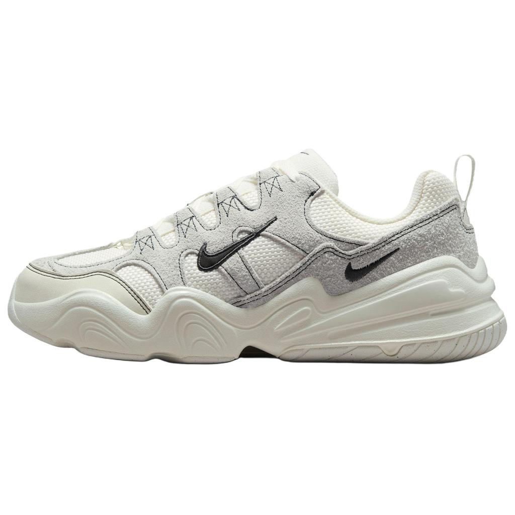 Nike Tech Hera Fabric Leather Comfortable Soft Non-Slip Wear-Resistant Low-Top Dad Shoes Women sneaker White DR9761-102