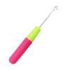5pcs/set Plastic Crochet Hook Needle Knitting Micro Hook Needle Dreadlock Crochet Needle  Twist Hair