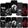 Para Samsung Galaxy S25 S24 S23 S22 Ultra FE Plus A17 A37 A57 A56 A55 A06 A16 A15 A36 A26 A35 A05 A25 A54 A34 A33 Capa de Celular Poster Berserk Guts Capa