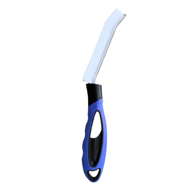 

Car Detailing Brush Ergonomic Handle Strong ABS Small Cleaning Tool for Deep Crevices Engine Gaps & Tight Spaces темно-синий