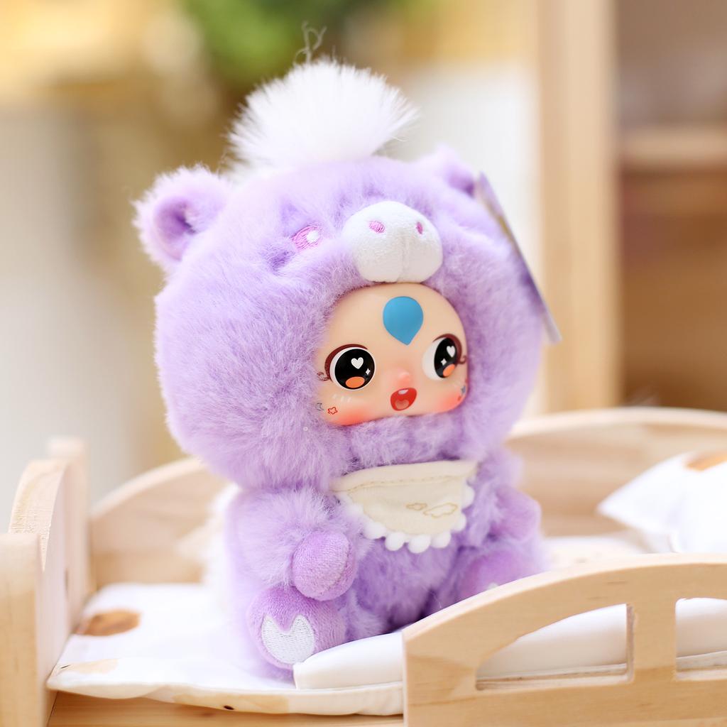 Cute Vinyl Face Doll Year of the Horse Mascot Cute BMW Doll Colored Pony Doll Grab Doll New Year's Gift