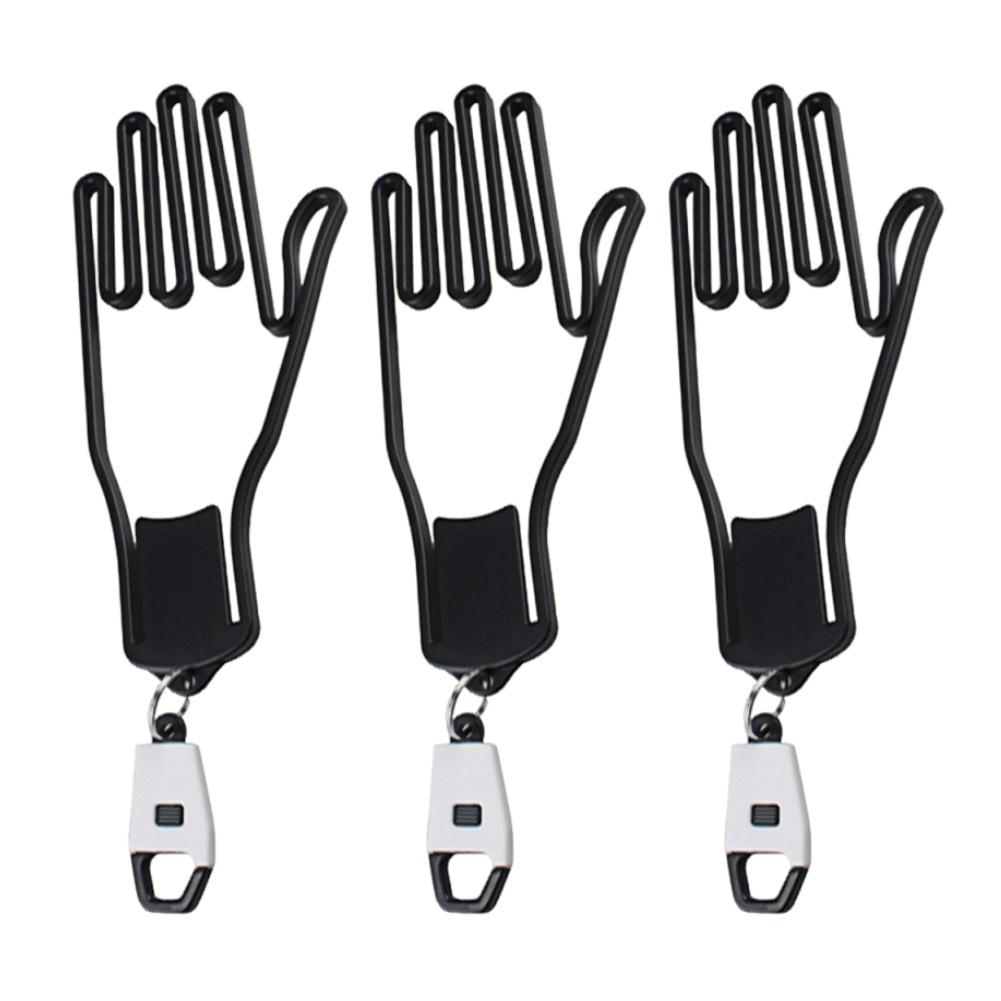 3-1PC Portable Golf Glove Holder Rack Plastic Gloves Hanger Golf Glove Dryer Shaper Gloves Stretcher Holder Keeper Display Stand