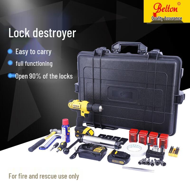 BELDON JLHH-6000 Portable Lock Breaker Tool Kit CN plug (adapter included)