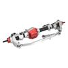 RC Front Axle Assembly Aluminum Stainless Steel Front Portal Axle Assembly with 27T 8T Internal Mounting Gear Rod Mount