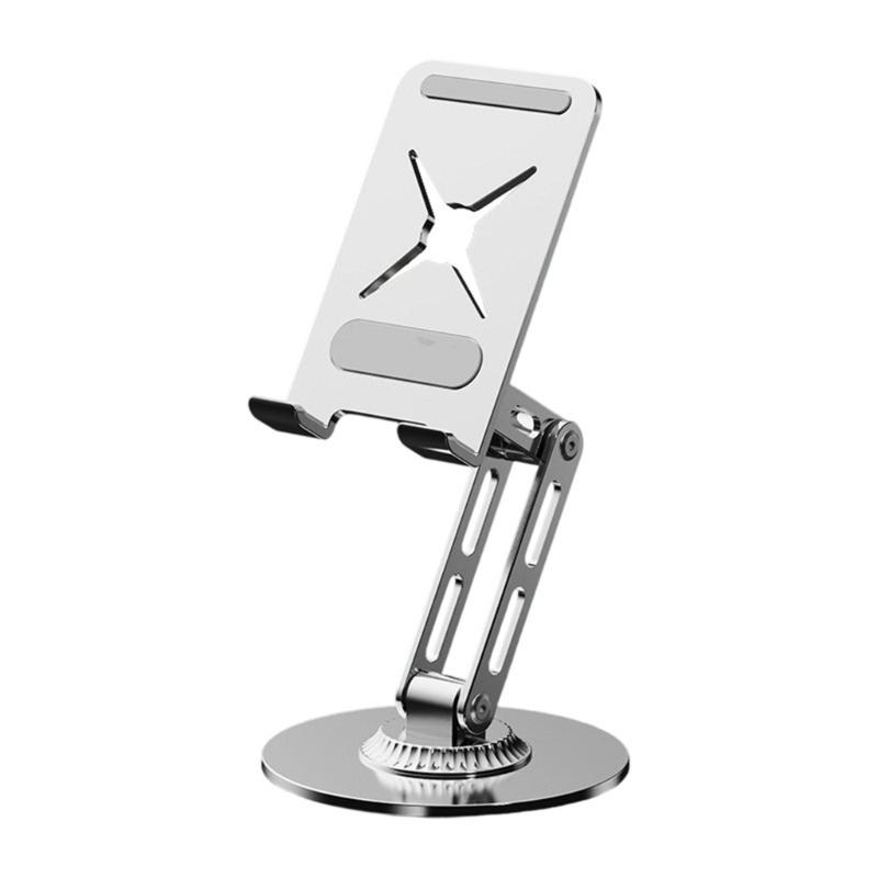 Aluminum Alloy Phone Stand Multi Angle Rotate Tablet Dock Holder Desktop Bracket For Mobile Devices