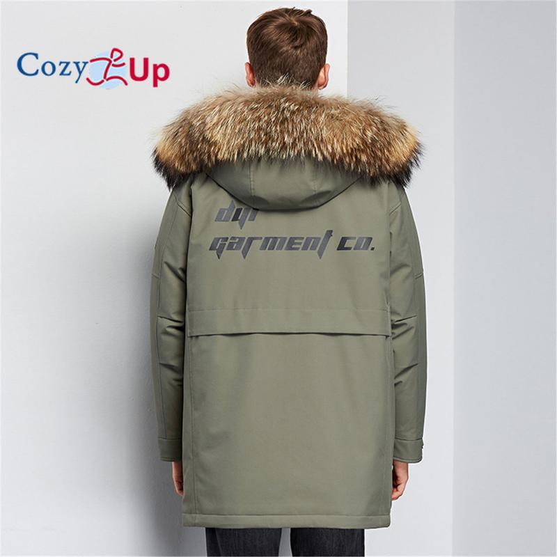 Cozy Up 30 Degrees Big Fur Collar White Duck Down Jacket Men Thick Winter NEW Male Warm Parka Windproof Top Quality Big Pockets