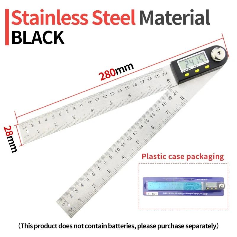 Goniometer Elektronischer Winkelmesser Digitales Messgerät Winkelmesswerkzeug Mehrwinkel-Lineal Holzbearbeitungswerkzeuge Messgerät Winkelfinder 360