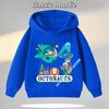 Octonauts 1-8 Yaş Kapüşonlu Sweatshirt Erkek Çocuklar İçin, Dijital Çizgi Film Baskılı Kız Çocuk Günlük Üst, Sonbahar/Kış Uzun Kollu