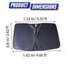 Car Front Interior Windshield Sunshade For BYD Atto 3   2024 Car Sunshade Umbrella Windshield Folding Sun Protection