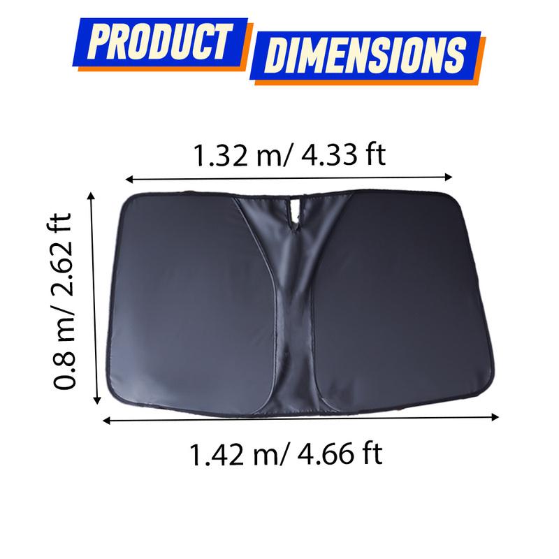 Car Front Interior Windshield Sunshade For BYD Atto 3   2024 Car Sunshade Umbrella Windshield Folding Sun Protection