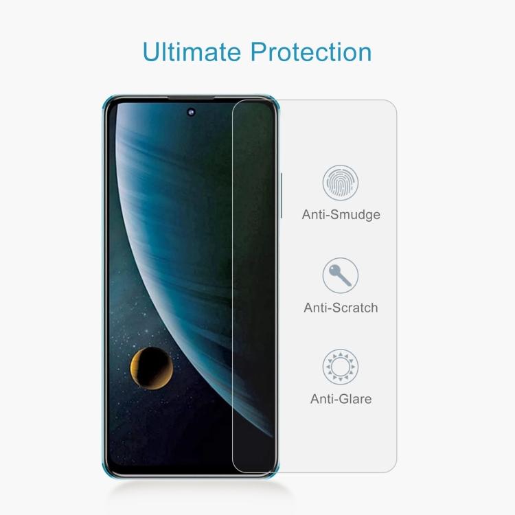 For ZTE Blade V30 10 PCS 0.26mm 9H 2.5D Tempered Glass Film