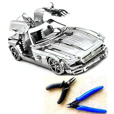 TOKIX Zestaw do rękodzieła 3D Metalowy samochód (z narzędziami)