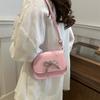 Chic French-inspired Pu Leather Crossbody Bag For Women Stylish Summer 2024 Shoulder Bag With Bowknot