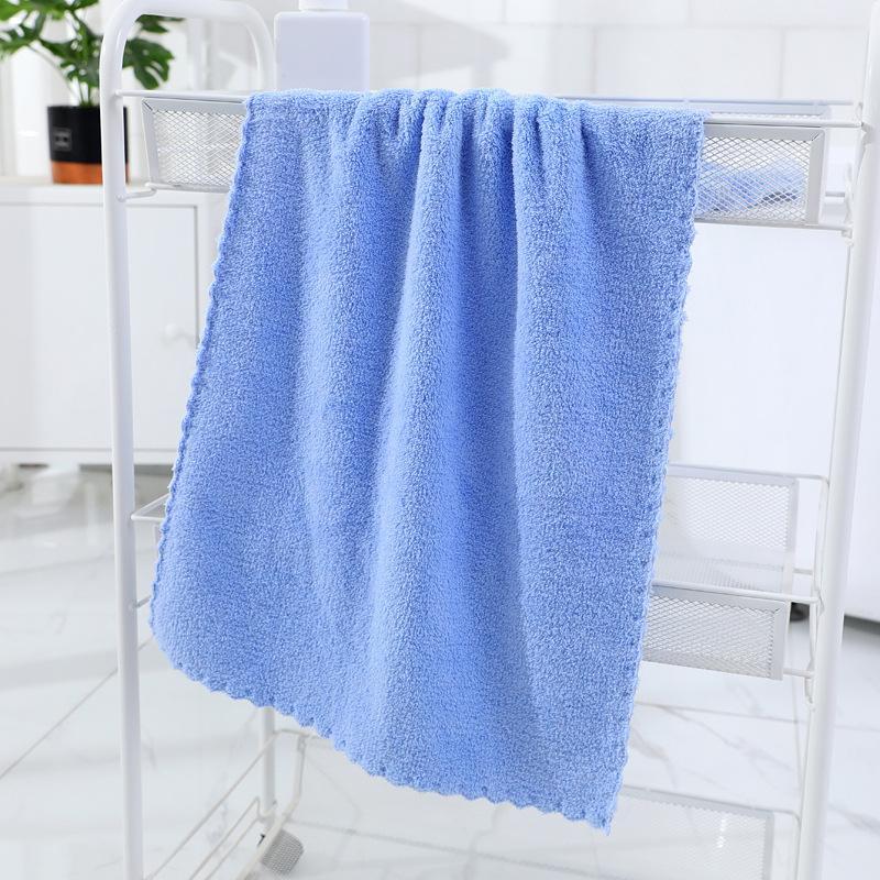 Coral Fleece Bath Towel Super Absorbent Soft Fluffy Lint Free For Bathroom Gym Travel Home Use