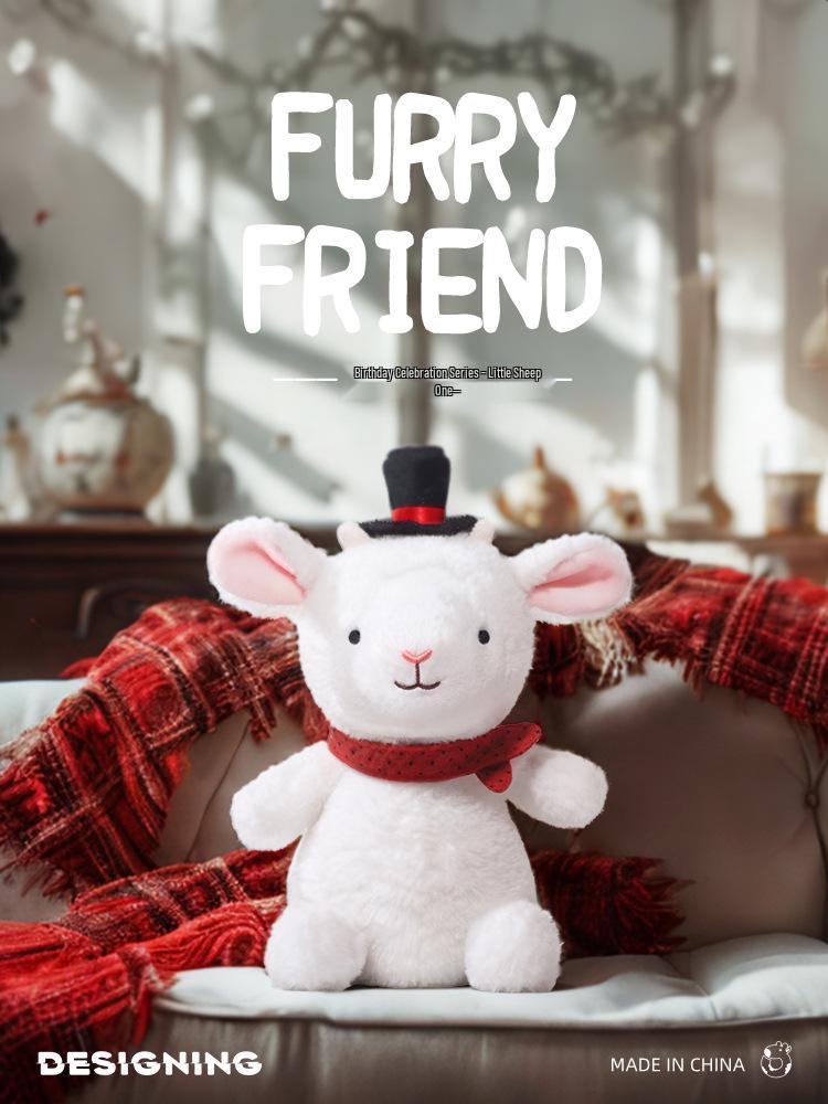 Goddess Festival Lamb Plush Toy - Cute Doll Pillow and Birthday Gift