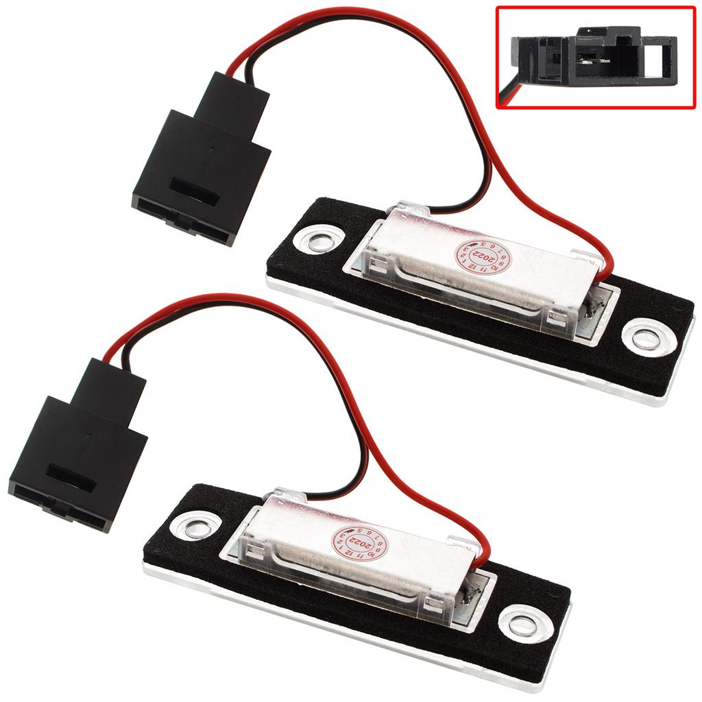 Ford Galaxy Seat Alhambra VW Sharan Éclairage de plaque d'immatriculation LED Lot de 2 pièces