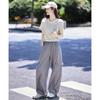 Shangjing Women's Simple Striped Short Sleeve T-Shirt