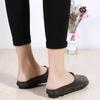 Women's Backless Walking Sneakers Summer Slip-on Mule Shoes Closed Toe Slippers Comfort Casual Travel Mule