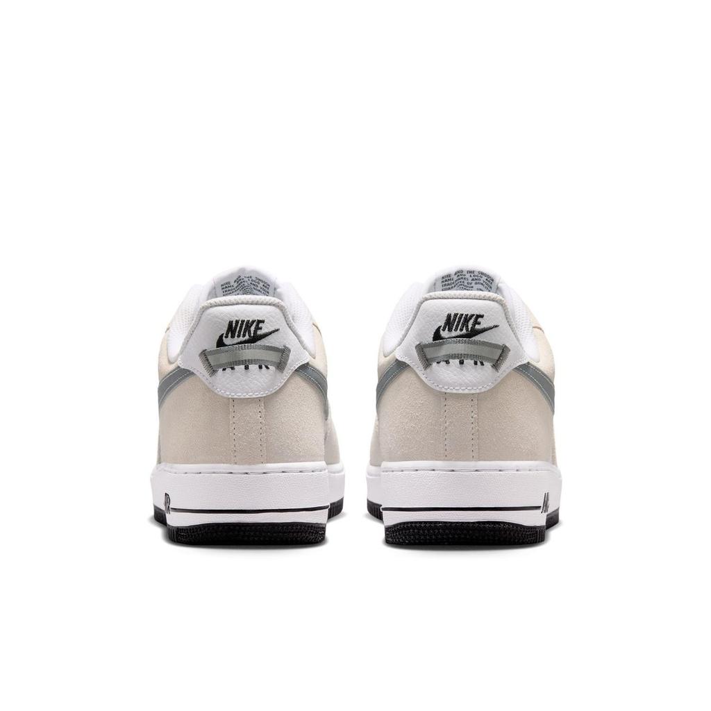 IR2007-100 Nike Air Force 1 Low 1 07 LV8 White Metallic Cool Gray (Men's)