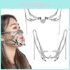 Adjustable Punk Style Mask Necklace For Parties Unique And Exaggerated European And American Face Mask Accessories