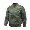Giacca Bomber Monocolore Uomo Moda Aviatore Giacca da Baseball In Capispalla Giacche Primavera Autunno per Uomo