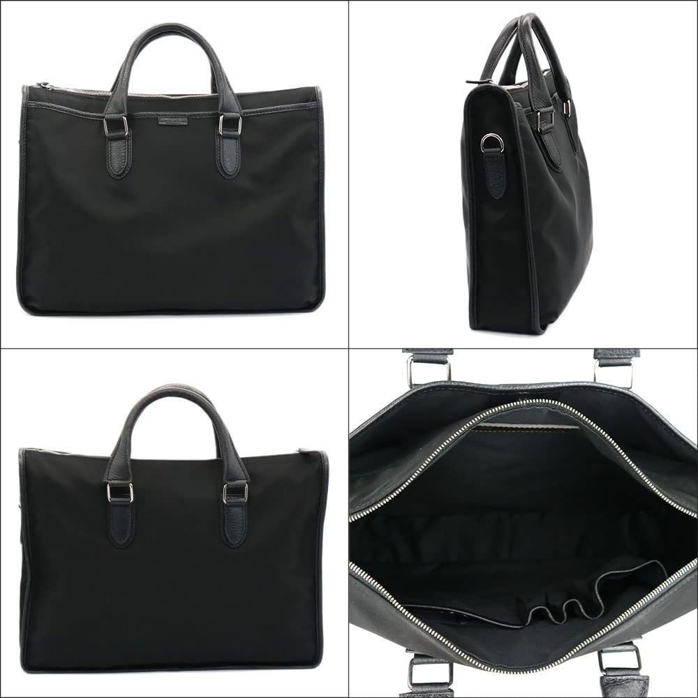 STEFANOMANO Time Premium Limonta Nylon and Genuine Large Made in Italian Leather Business Perfect for Commuting and with Shoulder Item [Limited Offer]