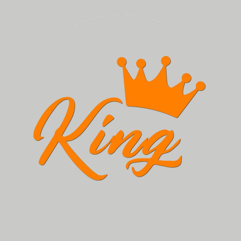 CROWN KING Car Stickers, Fashion Waterproof Vinyl Decal Auto Sticker Car Styling Decoration Accessories