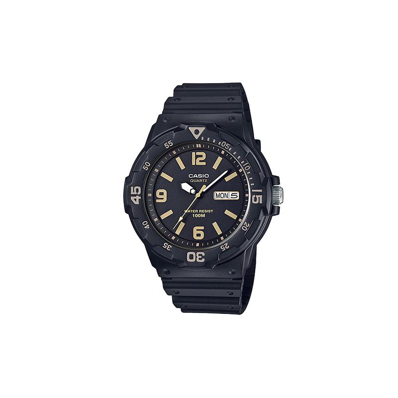 

Casio YOUTH series-MRW disc three-hand casual quartz movement resin strap Japanese and Korean watch men s watch black dial MRW-200H-1B3 чёрный