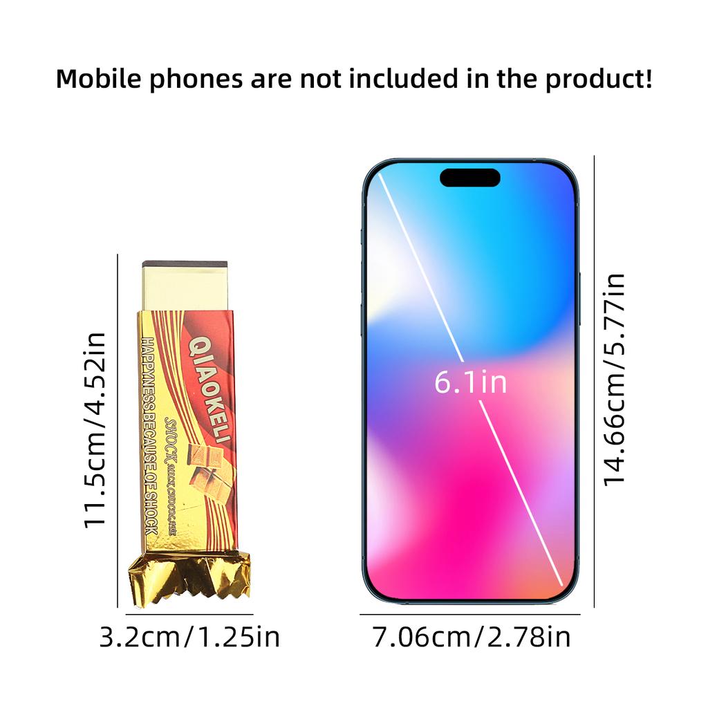 Spoof Toys, Pranks, Chocolate, April Fool'S Day Prank Props, New And Unique Electric Shock Simulation Chocolate, Funny