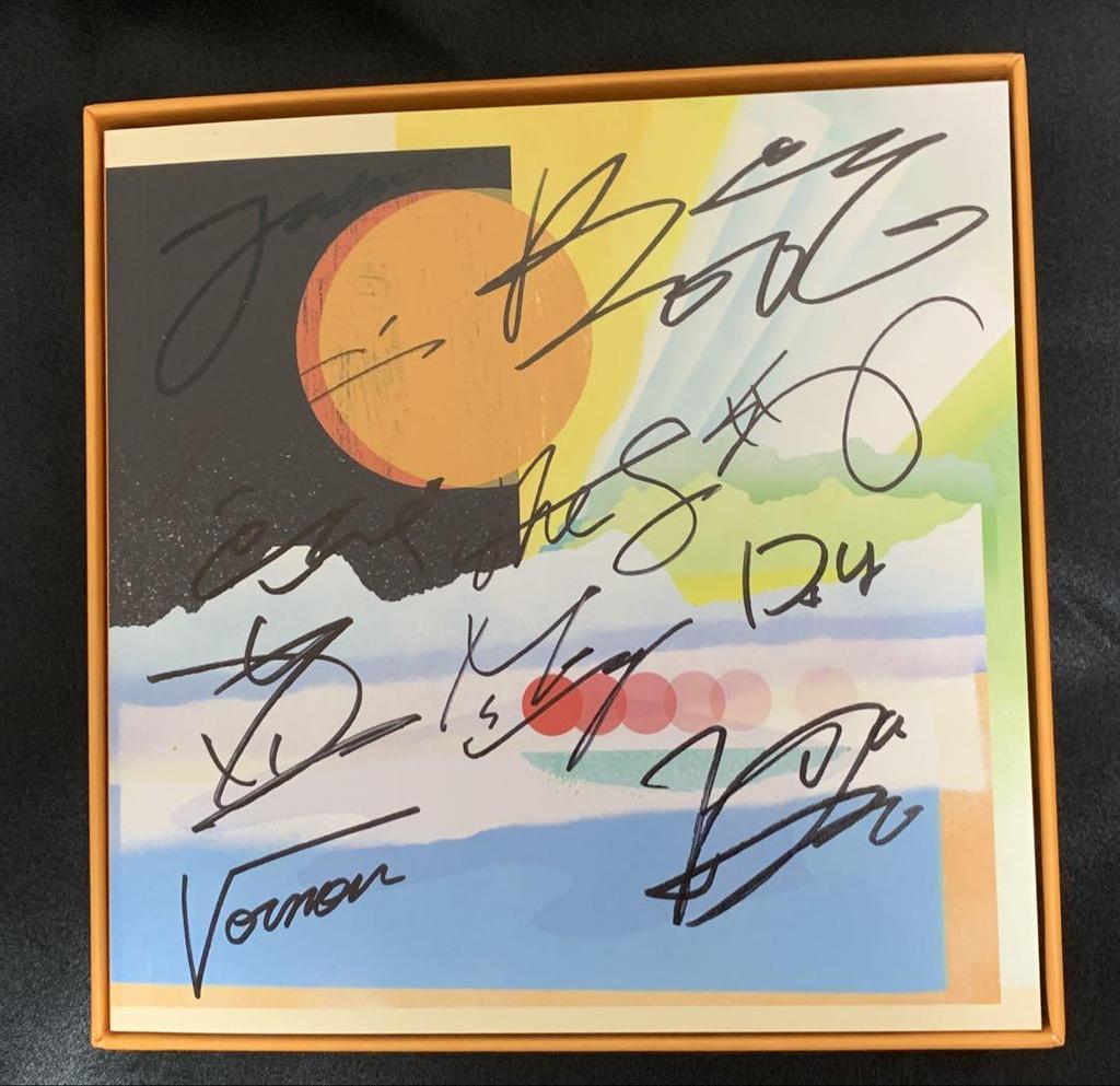 [USED] Autographed SEVENTEEN 12th SPILL THE FEELS Yellow