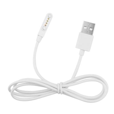 Magnetic Charger Usb 2.0 Charging Cable Cord Power 4 Pin For Smart Watch Kw88