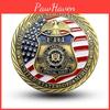 Bureau States United Of Federal Investigation Souvenir Gold Plated Coin Collection St Micheal Commemorative Coin Challenge Coin