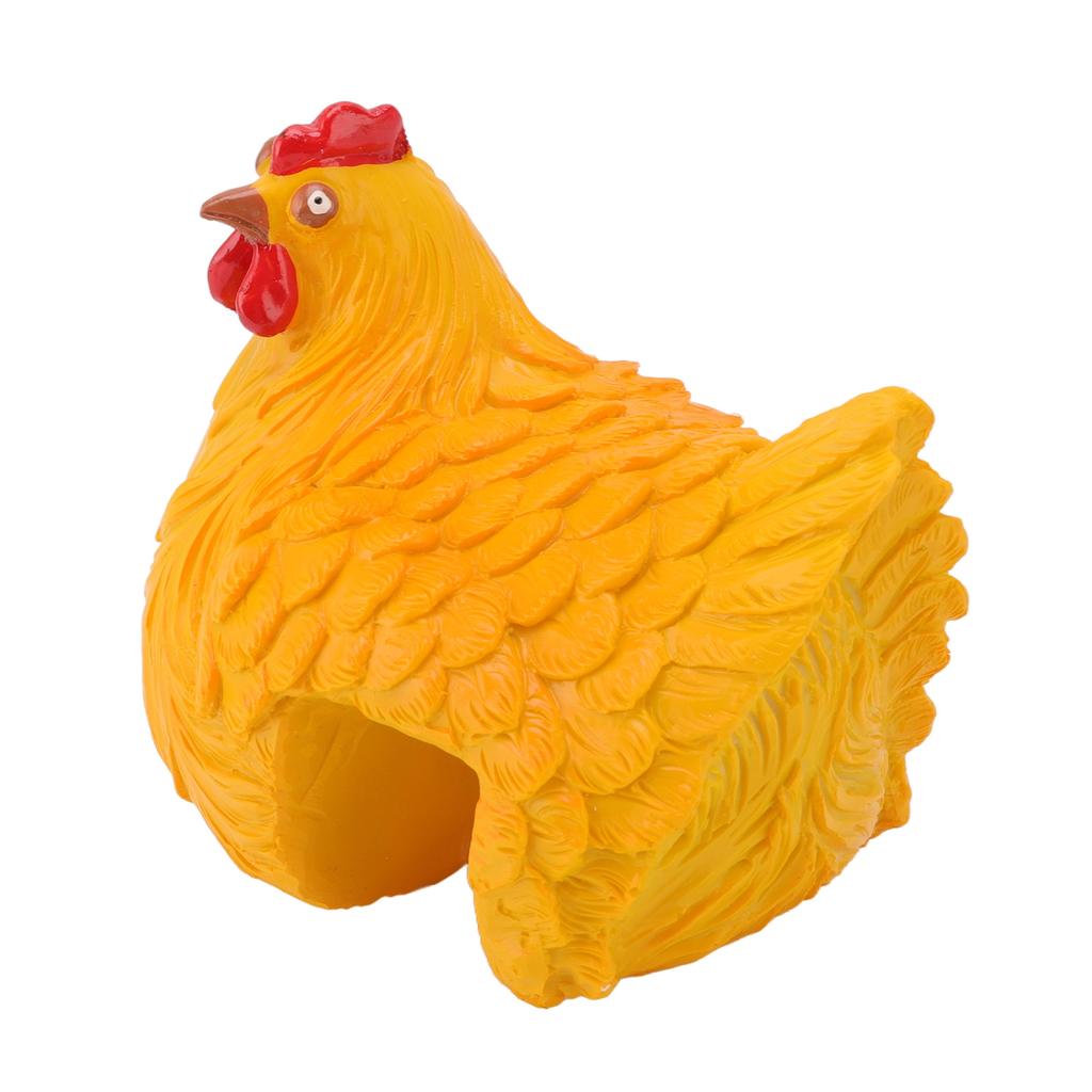 Clip Ladder Hen Resin Exquisite Natural Clip Ladder Crevice Hen for Gardens Backyards Yards