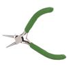 Round Nose Pliers Green Nonslip Handle Effort Saving Carbon Steel Sturdy Rustproof Durable Widely Used Jewelry Pliers