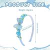 Handmade Children Girls Headband Flower Butterfly Kids Hair Head Hoop Bands  Headdress Accessories