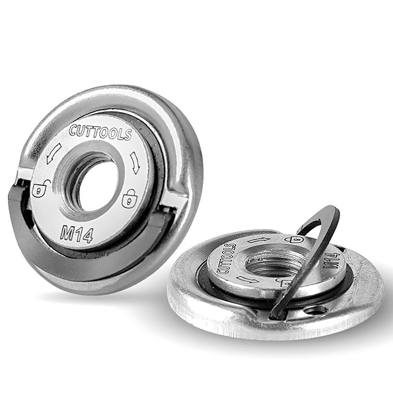 Piuliță de blocare rapidă galvanizată M14 universală pentru polizor unghiular Placă de presare Piuliță de blocare rapidă Instalare și îndepărtare portabilă