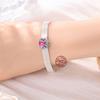 Copper Colored Zircon Shell Butterfly Amulet Body Shape Charm Flat Charm Suitable For Pan Original Bracelet