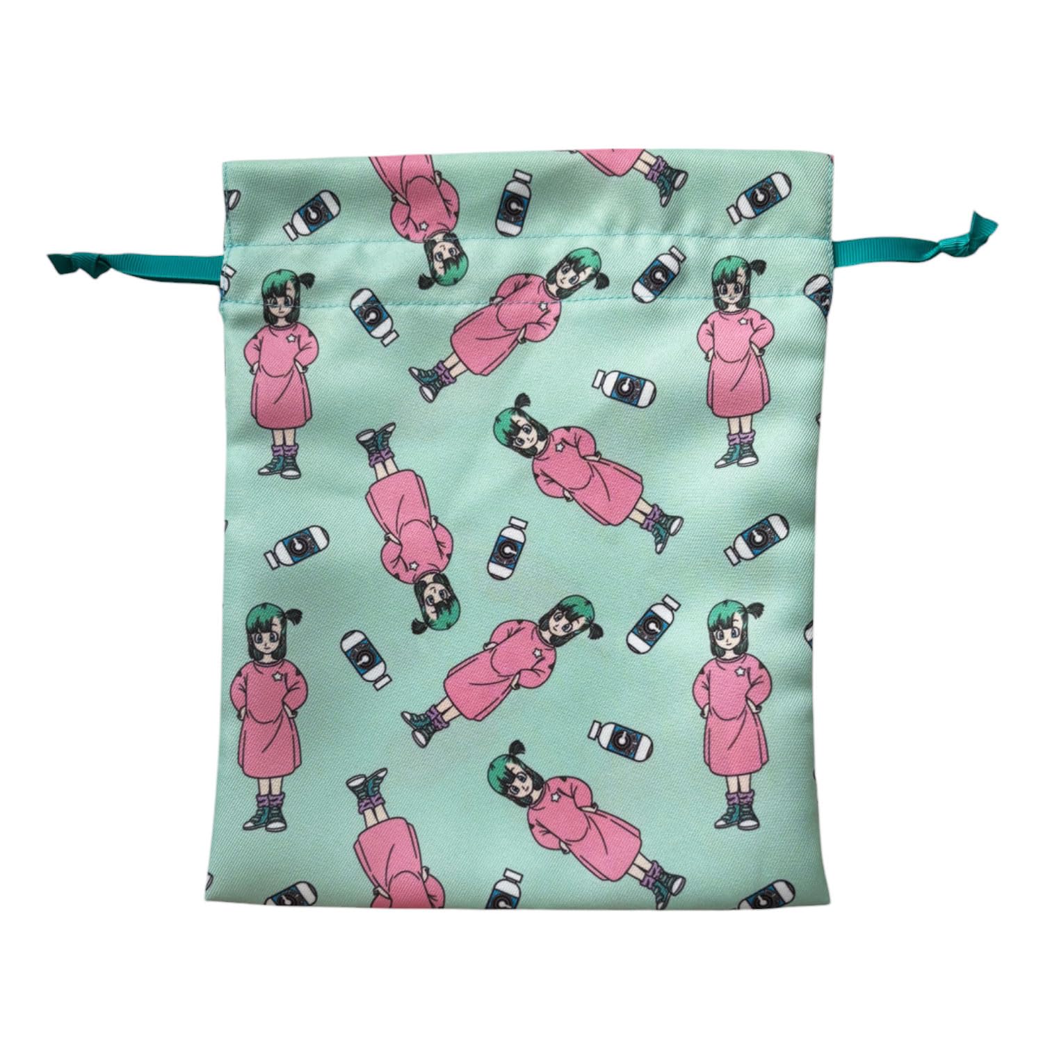 

Small Planet Dragon Ball Travel Drawstring Bag with Bulma Print