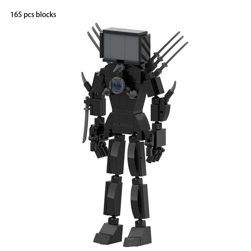 Toilet Skibidi Building Blocks Figure Plastic Toy Home Table Decoration Gift Boy