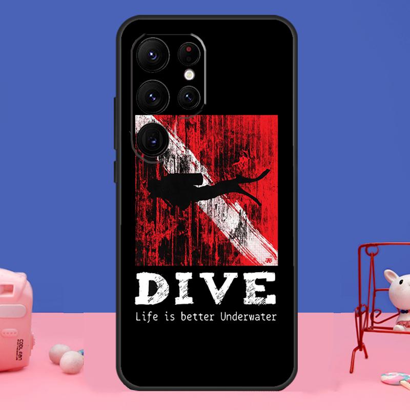 Etui do nurkowania Dive Scuba Divers do Samsung Galaxy S24 Ultra S23 S22 S21 S20 FE Note 20 S8 S9 S10 Note 10 Plus