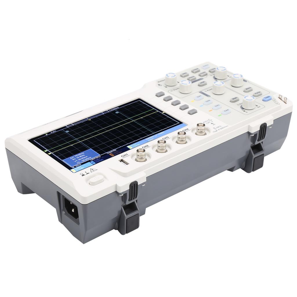 SDS1104 4 Channel Oscilloscope with 7in LCD Display 100MHZ Bandwidth 1GS S Sampling RateAU 110‑220V