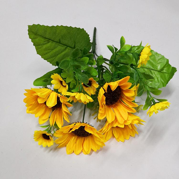 Artificial Sunflower Bouquet for Home and Landscape Decoration