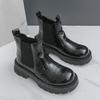 Fashion Winter Men Business Chelsea Boots Black-brown Thick-soled Anti-slip Comfortable Fashionable Work Boot Outdoor Training Boots Men
