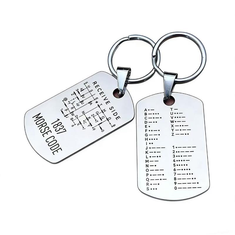 Lightweight Walkie-Talkie Keychain for CW Training Designed for Amateur Radio Hobbyists